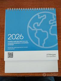 Calendario da tavolo 2026 J.P. Morgan