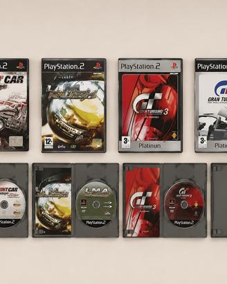 Lotto 4 Giochi PS2 Gran Turismo e L.A. Rush