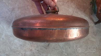 

boull rame acqua vintage anni 50 metallo letto