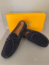 Mocassino Car Shoe NUOVO gommini pelle scamosciata