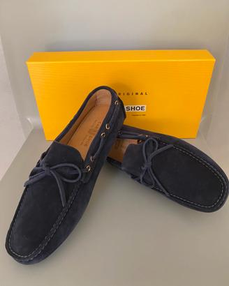 Mocassino Car Shoe NUOVO gommini pelle scamosciata