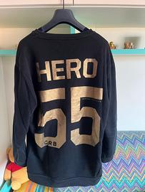 Felpa CRB Uomo Tg L Cotone