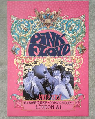 PINK FLOYD POSTER LOCANDINA TOUR LIVE 1967