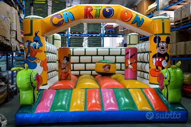 Gioco Gonfiabile Saltarello con Ostacoli x Bambini