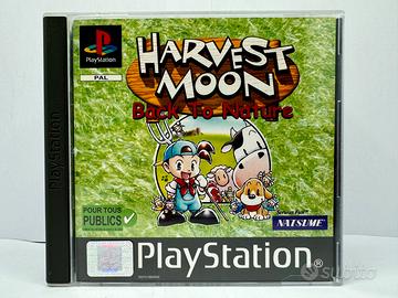 Harvest Moon Back To Nature NM PlayStation PS1 PAL