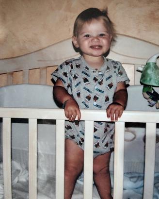 Culla neonato legno massello