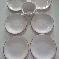 Pagnossin ceramica 6 piattini e 1 tazzina caffè