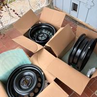 3 cerchioni originali ToyotaAygo2018 OEM + bulloni