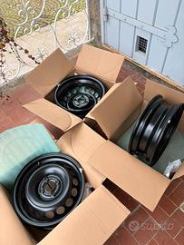 3 cerchioni originali ToyotaAygo2018 OEM + bulloni