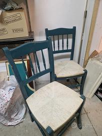 Sedie in paglia