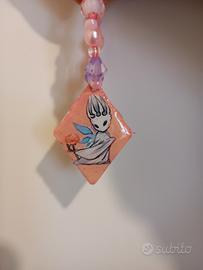 ciondolo hollow knight silksong fatto a mano