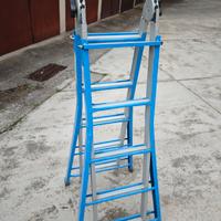 Scala telescopica d'acciaio 