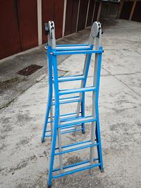 Scala telescopica d'acciaio 