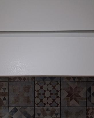 cappa per cucina bianca  con  luce 