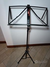 Leggio pieghevole MUS A4-BK 