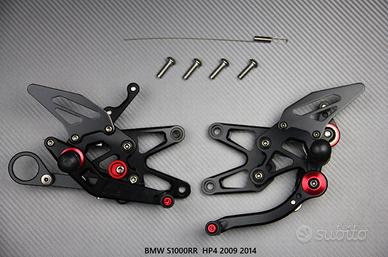 Pedane arretrate BMW S1000RR / HP4 2009 - 2014