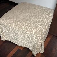 Pouf che diventa letto con materasso