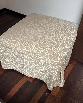Pouf che diventa letto con materasso