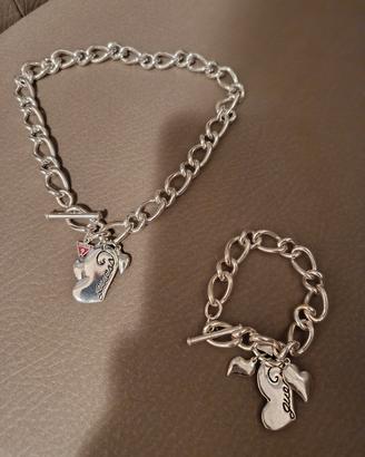 collana e bracciale Guess oroginali