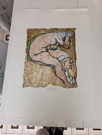 Litografia di Giorgio Michetti