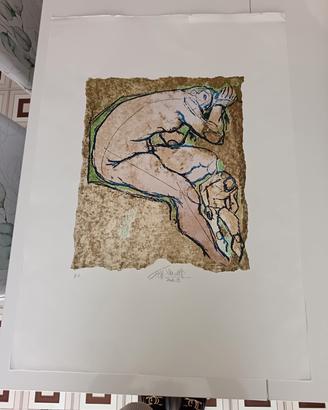 Litografia di Giorgio Michetti