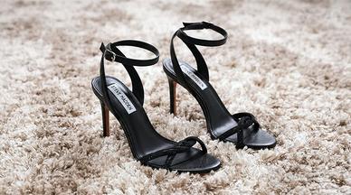 Sandali con tacco, nero, strass, Steve Madden, 41