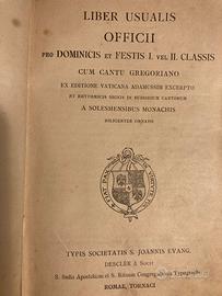 LIBER USUALIS OFFICII - 1913