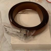 Cintura uomo pelle marrone di vitello originale