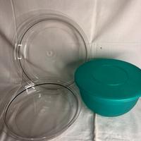 Set 2 ciotole e 1 contenitore Tupperware