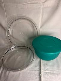 Set 2 ciotole e 1 contenitore Tupperware