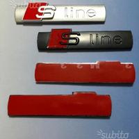 Coppia fregi stemmi per audi s-line