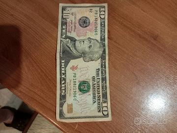 Banconota 10 dollari USA 