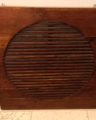 Porta CD da parete in legno