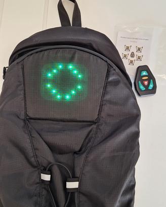 zainetto con indicatori Led per bici o  monopattin