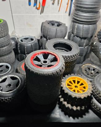 Gomme e cerchi per 1/5 Hpi baja Losi e simili