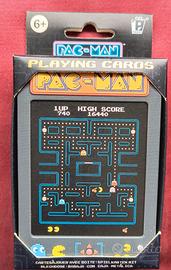 Mazzo di carte da gioco Pac-man in scatola metallo
