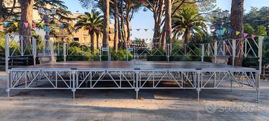 Noleggio montaggio e trasporto palco, palcoscenico