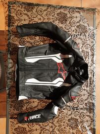 giacca 50 alpinestars in pelle come NUOVA