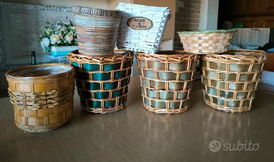 VASI IN VIMINI PICCOLI 