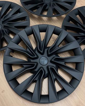 4 copri cerchi neri Nova Tesla Model 3 Premium 18