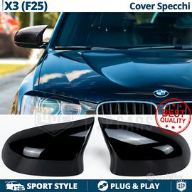 CALOTTE SPECCHIETTI per Bmw X3 F25 Nero Lucido