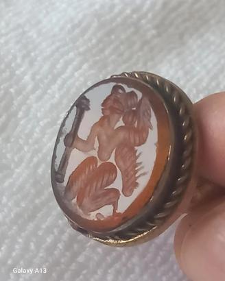 vecchio anello sigillo afhgano mm 19,4