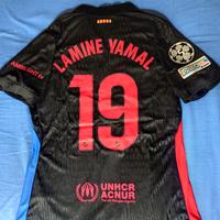 maglia T-shirt Barcellona Lamine Yamal 19 nuova