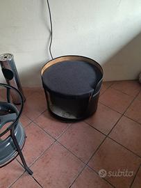 poltrona pouf e tavolino 
