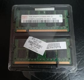 RAM Hynix 1GB PC2-5300S 2x