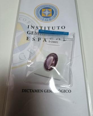 AMETRINA NATURALE 30,79 Ct certificata