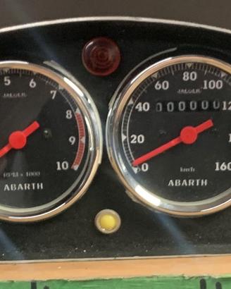 cruscotto unico in  alu abarth per il cinquino  F