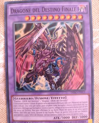 carta Yu-Gi-Oh dragone del destino finale 