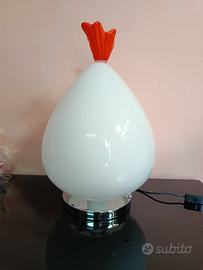 lampada vintage in vetro di murano 