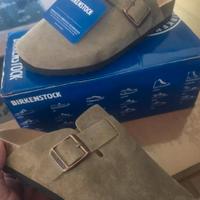 Birkenstock Boston Suede Sabbia 39 Nuove